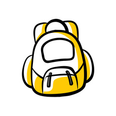 vector clip art backpack for web and graphic design
