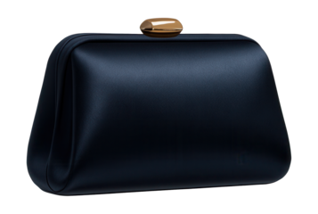 Chic satin clutch, perfect for holding essentials at a dinner party.