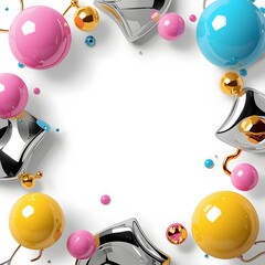 Metallic Ornament Festive Frame