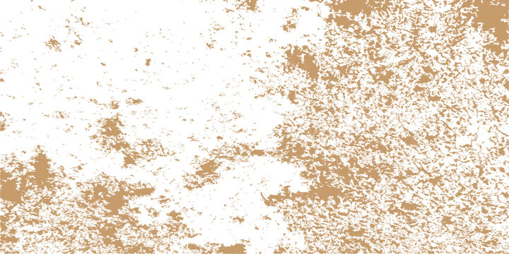 A rough texture of brown rice with a stone or rusty iron metal wall pattern background and dirty old paper surface detail macro
