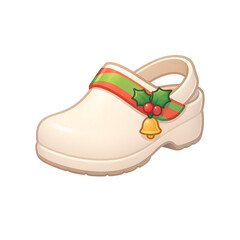 Christmas nurse shoes