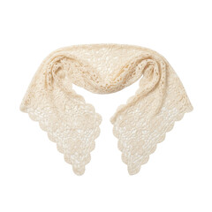 Lace Scarf Elegant Cream-Colored Soft Accessory