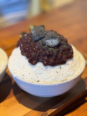 한국 디저트 간식 여름 팥빙수 빙수