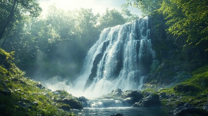 waterfall in the forest