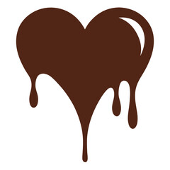 melted chocolate dripping