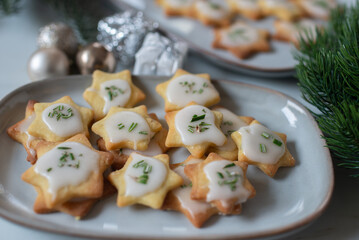 Christmas homemade gingerbread cookies