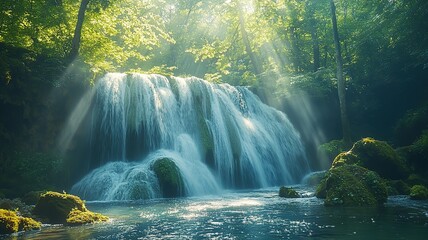 waterfall in the forest