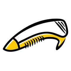 vector clip art eyebrow pencil on white background for web and graphic design