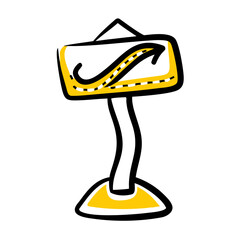 vector clip art kettle on white background for web and graphic design