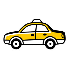 vector clip art taxi for web and graphic design