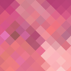 Fototapeta premium Abstract vector background. Geometric image. polygonal style. Pink pixels. eps 10