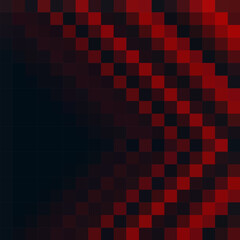 Fototapeta premium Abstract background from black and red pixel. polygonal style. Geometric background. eps 10