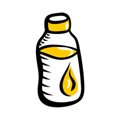 vector clip art water bottle for web and graphic design