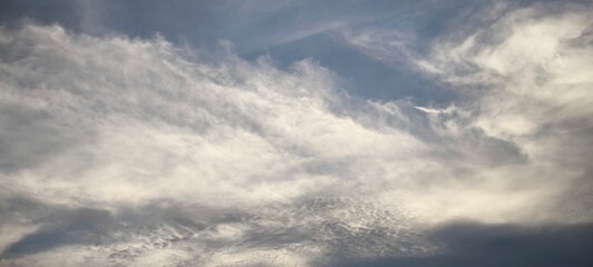 Fototapeta premium Blue sky and clouds for background