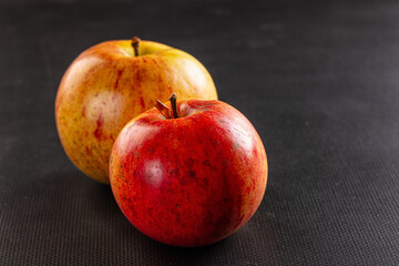 Ripe sweet red organic apple