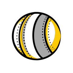 vector clip art golf ball on white background for web and graphic design