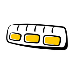 vector clip art keyboard keys on white background for web and graphic design