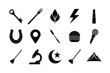 set of vector icons of people
