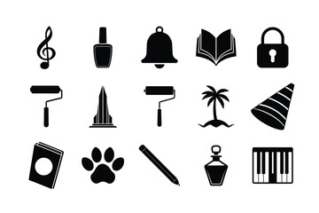 vector set of gardening tools