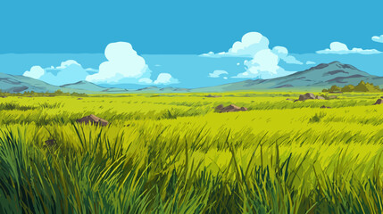 Grassland illustration