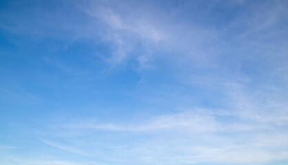 Sky cloud blue nature background paronama web cloudy summer winter season day, light beauty horizon spring brigth gradient calm abstract backdrop air nature view wallpaper landscape environment.