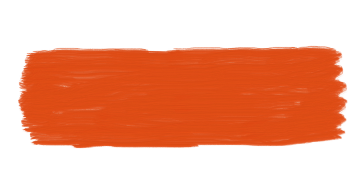 orange paint stroke texture png large brush smear grunge background transparent