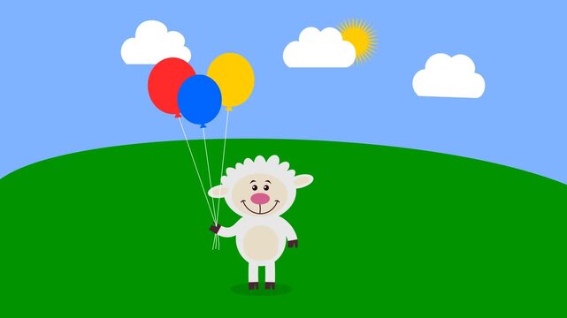 Black and white scene to happy scene coloring with multiple colors - animation
