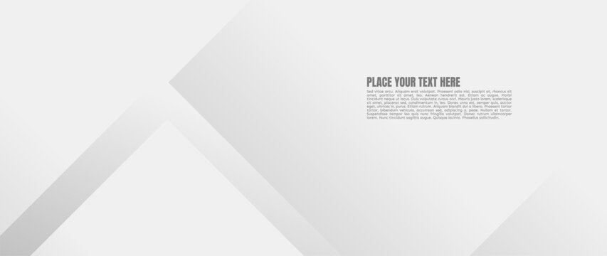 Elegant abstract background with white and gray geometric elements and gradient effects, offering a clean, professional aesthetic for modern designs and presentations.