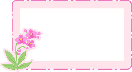 Floral Frame Flower Border