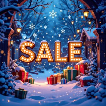 Christmas sale advert