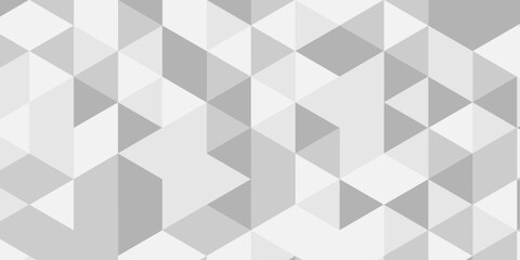 Abstract geometric origami white, gray square cube triangulated. random cube low polygon triangle textile. abstract corporate banner template creative design.	
