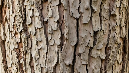 lignin. Close-up of tree bark with rope marks and natural erosion patterns. ESG reports, sustainability campaigns, designed for environmental awareness campaigns, used by presentation designers.