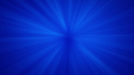 Light beams radiating from central point in blue background footage - Powered by Adobe