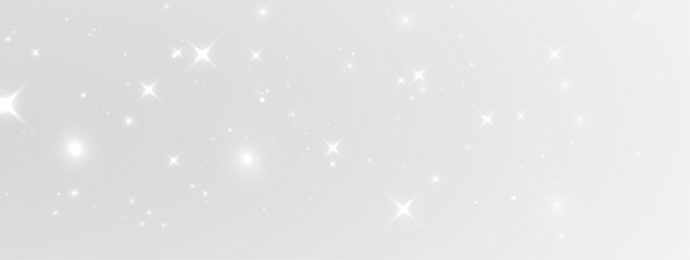 Transparent Holiday Light Effect with Golden Glow, Shimmering Dust, Confetti and Bright Fireworks on Dark Background