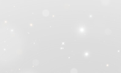 Golden Glittering Stardust Background with Sparkling Confetti, Magical Glow, Bright Bokeh Light and Shiny Abstract Christmas Effect