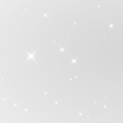 Christmas Card with Golden Sparkle Background