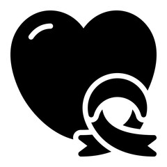 awareness day glyph icon