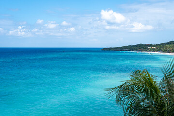 Turquoise waters at Bira Beach, Sulawesi, Indonesia coastline view