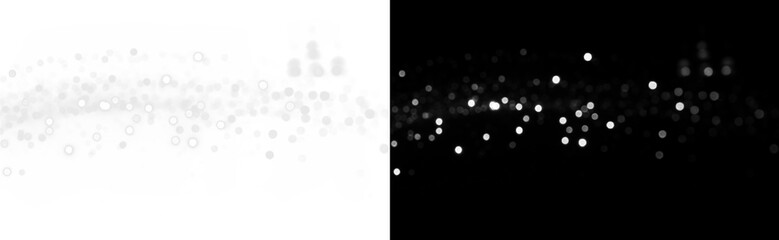 Festive golden sparkle PNG overlay with soft glowing particles and