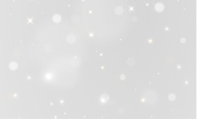 Luxury Christmas vector with glowing golden sparkle, bright stardust dust, shimmering glitter confetti and elegant abstract light background