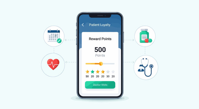 Boost patient loyalty with a modern mobile app rewards program, tracking visits and building lasting relationships for a thriving healthcare practice