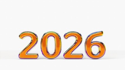  &ldquo;2026&rdquo; centered on a plain background
