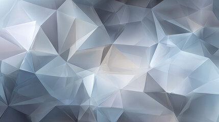 Obraz premium Geometric Abstract: A visually stunning abstract composition featuring a complex arrangement of interconnected triangles and polygons, creating a dynamic interplay of light and shadow