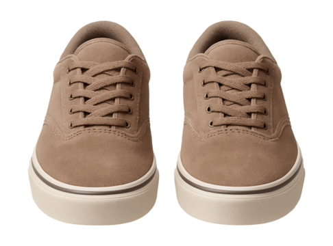 Low-top suede skate shoes featuring a vulcanized sole and padded collar.