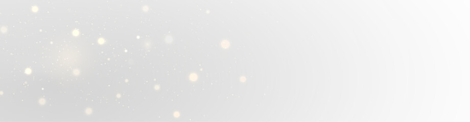 Fototapeta premium Golden Christmas particle effect with magical glowing dust and festive luxury light