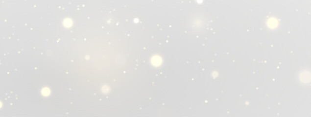 Magical holiday illustration with glittering gold particles and glowing Christmas dust