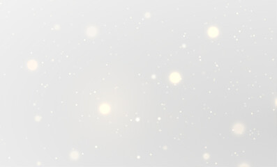 Fantasy Christmas glow with shimmering gold dust particles and festive magic effect