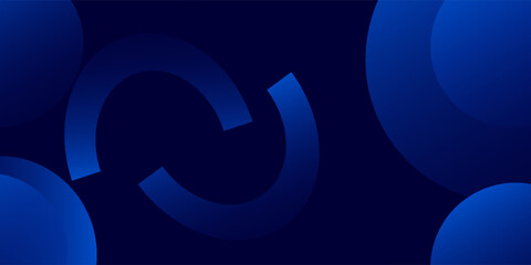 Abstract blue geometric background. Dynamic shapes composition. Eps10 vector