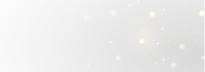 Golden Magical Light and Glitter Effect