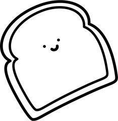 bread bakery doodle outline 